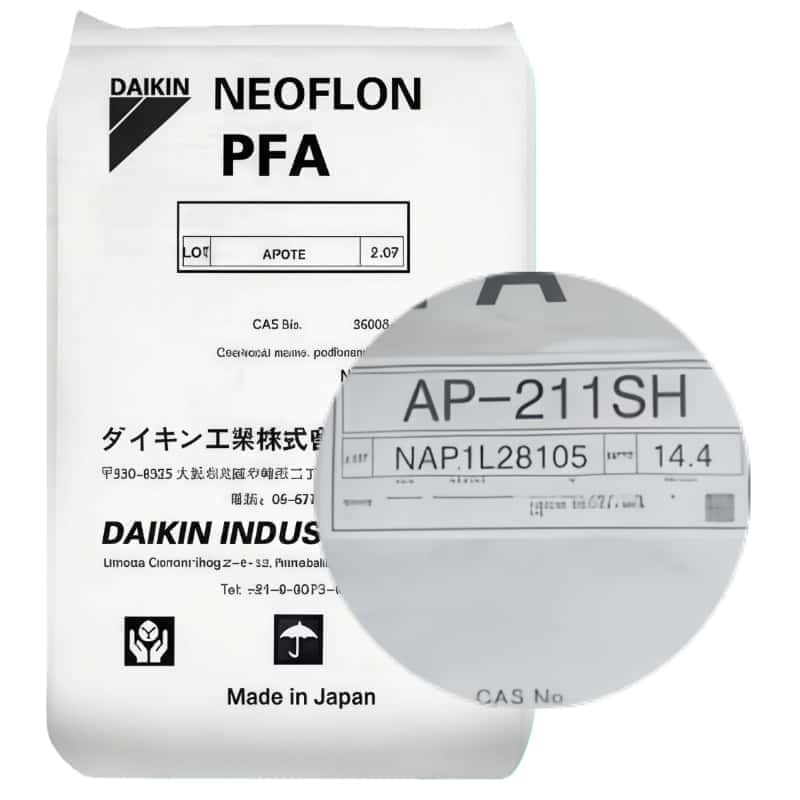 Daikin Neoflon PFA AP-211SH ESCR grade for Semiconductors /medicals