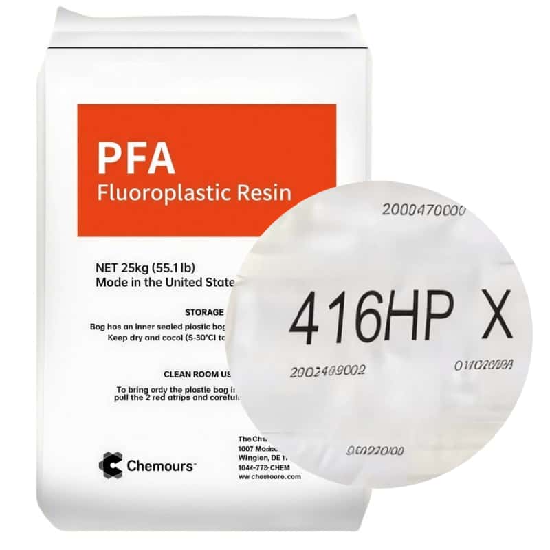 Chemours Teflon PFA 416HP high purity fluoroplastic for semiconductor