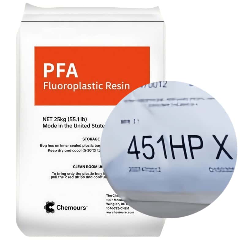 Chemours Teflon PFA 451HP fluororesin low flow extrusion grade