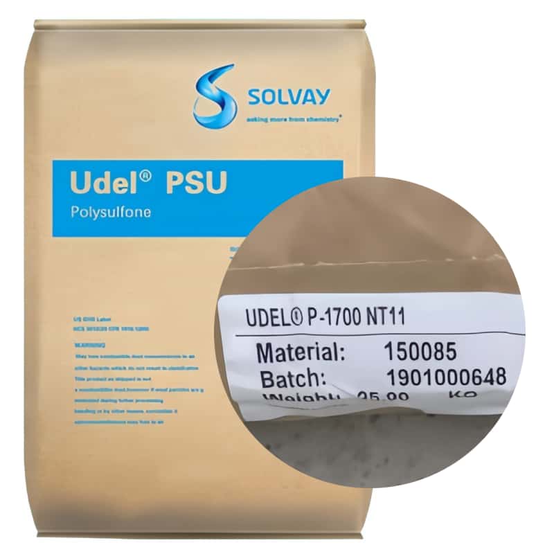 Solvay PSU Udel P-1700 NT11 for medical repeated steam sterilization