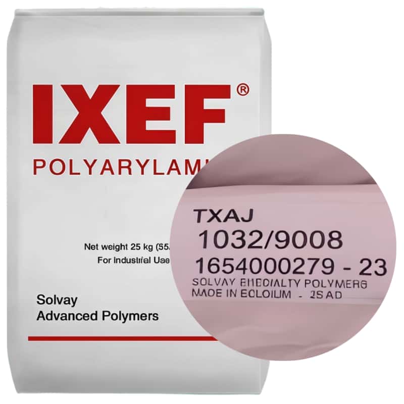 Solvay PARA Ixef 1032/9008 Polyarylamide 60% GF ultra stiffness